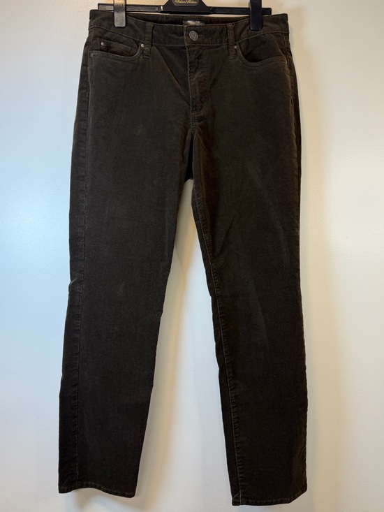 Kut from the Kloth Pants - Kut from the Kloth Catherine Mid-Rise Boyfriend Stretch Brown Cords Women’s 12